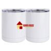10 oz. White Stainless Steel Short Tumbler Thumbnail