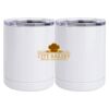 10 oz. White Stainless Steel Short Tumbler Thumbnail