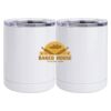 10 oz. White Stainless Steel Short Tumbler Thumbnail