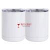 10 oz. White Stainless Steel Short Tumbler Thumbnail