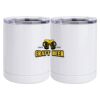 10 oz. White Stainless Steel Short Tumbler Thumbnail
