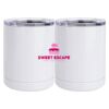 10 oz. White Stainless Steel Short Tumbler Thumbnail