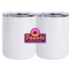 10 oz. White Stainless Steel Short Tumbler Thumbnail