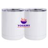 10 oz. White Stainless Steel Short Tumbler Thumbnail
