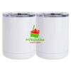 10 oz. White Stainless Steel Short Tumbler Thumbnail