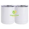 10 oz. White Stainless Steel Short Tumbler Thumbnail