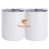 10 oz. White Stainless Steel Short Tumbler Thumbnail