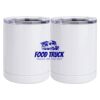 10 oz. White Stainless Steel Short Tumbler Thumbnail