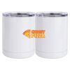 10 oz. White Stainless Steel Short Tumbler Thumbnail