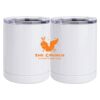 10 oz. White Stainless Steel Short Tumbler Thumbnail