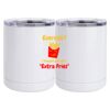 10 oz. White Stainless Steel Short Tumbler Thumbnail
