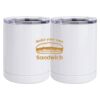 10 oz. White Stainless Steel Short Tumbler Thumbnail