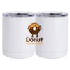 10 oz. White Stainless Steel Short Tumbler Thumbnail
