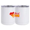 10 oz. White Stainless Steel Short Tumbler Thumbnail