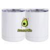 10 oz. White Stainless Steel Short Tumbler Thumbnail