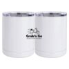 10 oz. White Stainless Steel Short Tumbler Thumbnail