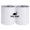 10 oz. White Stainless Steel Short Tumbler Thumbnail