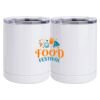 10 oz. White Stainless Steel Short Tumbler Thumbnail
