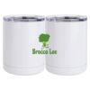 10 oz. White Stainless Steel Short Tumbler Thumbnail