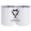10 oz. White Stainless Steel Short Tumbler Thumbnail