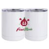 10 oz. White Stainless Steel Short Tumbler Thumbnail