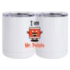 10 oz. White Stainless Steel Short Tumbler Thumbnail