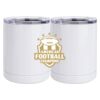 10 oz. White Stainless Steel Short Tumbler Thumbnail