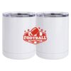 10 oz. White Stainless Steel Short Tumbler Thumbnail