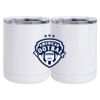 10 oz. White Stainless Steel Short Tumbler Thumbnail