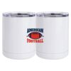 10 oz. White Stainless Steel Short Tumbler Thumbnail