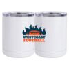 10 oz. White Stainless Steel Short Tumbler Thumbnail