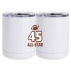 10 oz. White Stainless Steel Short Tumbler Thumbnail