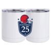 10 oz. White Stainless Steel Short Tumbler Thumbnail