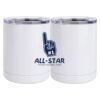 10 oz. White Stainless Steel Short Tumbler Thumbnail