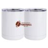 10 oz. White Stainless Steel Short Tumbler Thumbnail