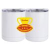 10 oz. White Stainless Steel Short Tumbler Thumbnail