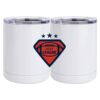 10 oz. White Stainless Steel Short Tumbler Thumbnail