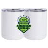 10 oz. White Stainless Steel Short Tumbler Thumbnail