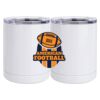 10 oz. White Stainless Steel Short Tumbler Thumbnail