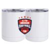 10 oz. White Stainless Steel Short Tumbler Thumbnail