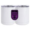 10 oz. White Stainless Steel Short Tumbler Thumbnail