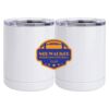 10 oz. White Stainless Steel Short Tumbler Thumbnail