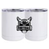 10 oz. White Stainless Steel Short Tumbler Thumbnail