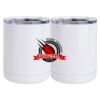 10 oz. White Stainless Steel Short Tumbler Thumbnail