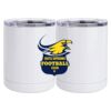 10 oz. White Stainless Steel Short Tumbler Thumbnail
