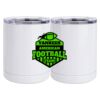 10 oz. White Stainless Steel Short Tumbler Thumbnail