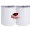 10 oz. White Stainless Steel Short Tumbler Thumbnail