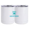 10 oz. White Stainless Steel Short Tumbler Thumbnail
