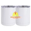 10 oz. White Stainless Steel Short Tumbler Thumbnail