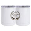 10 oz. White Stainless Steel Short Tumbler Thumbnail